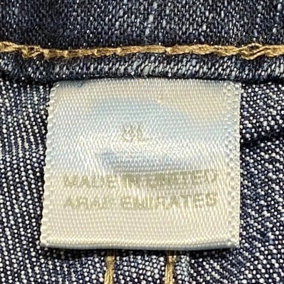 Christopher & Banks Jeans Women's 8 Long Blue Modern Fit Dark Wash Denim EUC - Picture 10 of 13